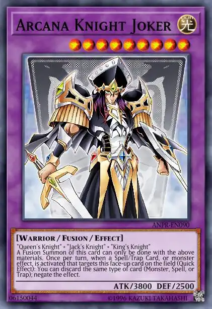 Edison Rulings for Arcana Knight Joker
